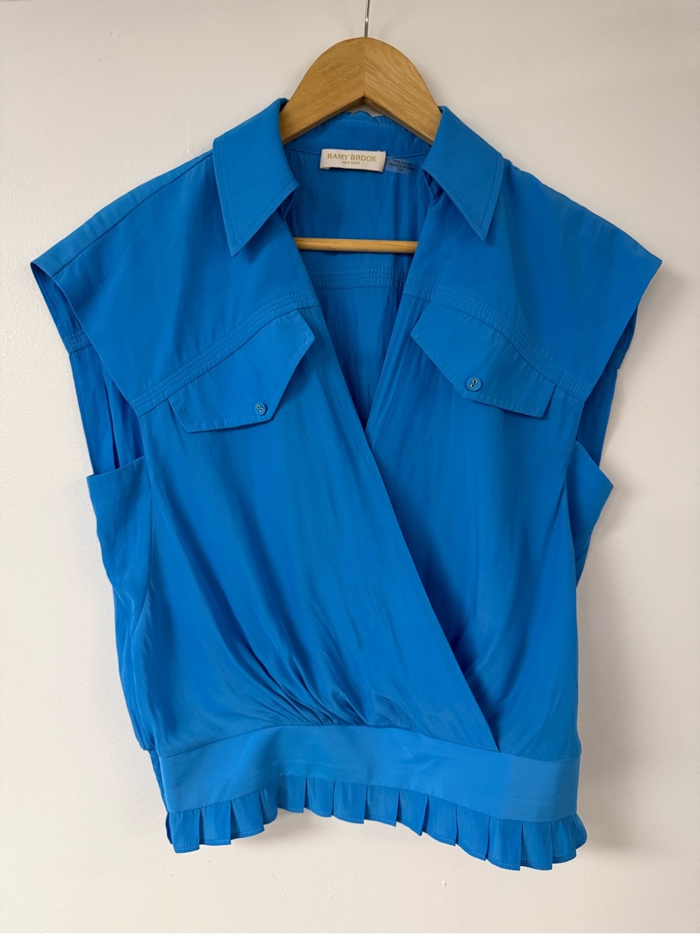 Ramy Brook Amaris Flap Pocket Top